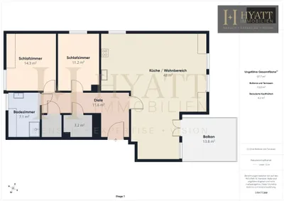 3-Zimmer-Wohnung kaufen in Wien – 98 m², € 290.000 – Bild 17 von 22