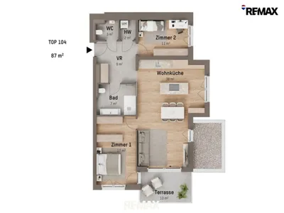3-Zimmer-Wohnung kaufen in Wien – 64,32 m², € 729.900 – Bild 11 von 11