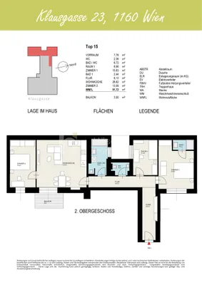 4-Zimmer-Wohnung kaufen in Wien – 91,72 m², € 582.705 – Bild 9 von 9