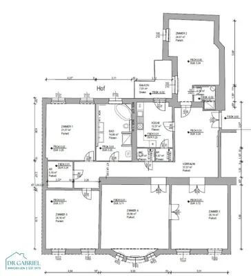 5-Zimmer-Wohnung mieten in Wien – 210,64 m², € 5.199 – Bild 17 von 17