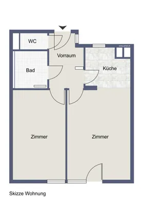 2-Zimmer-Wohnung kaufen in Wien – 54 m², € 270.000 – Bild 9 von 10