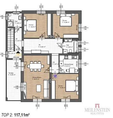4-Zimmer-Wohnung kaufen in Villach Land – 115,9 m², € 395.000 – Bild 17 von 20