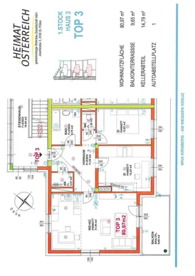 3-Zimmer-Wohnung mieten in Melk – 81,16 m², € 761 – Bild 19 von 19