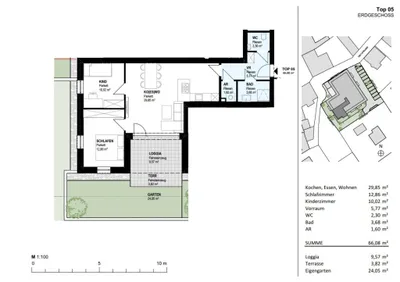 3-Zimmer-Wohnung kaufen in Kirchdorf an der Krems – 66,34 m², € 322.910 – Bild 8 von 14