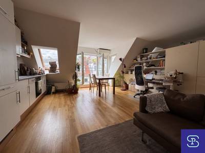 Provisionsfrei: Klimatisierte 56,5m² DG-Wohnung + 40m² Terrasse in Toplage - 1080 Wien