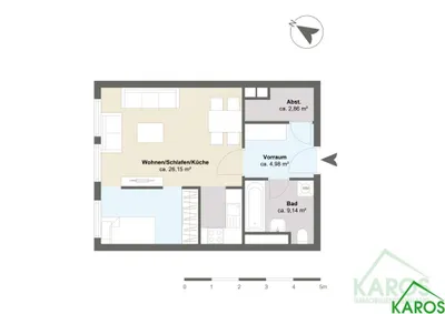 1-Zimmer-Wohnung mieten in Wien – 48,29 m², € 954 – Bild 15 von 15