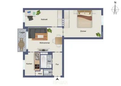3-Zimmer-Wohnung kaufen in Graz – 69,28 m², € 169.000 – Bild 13 von 13