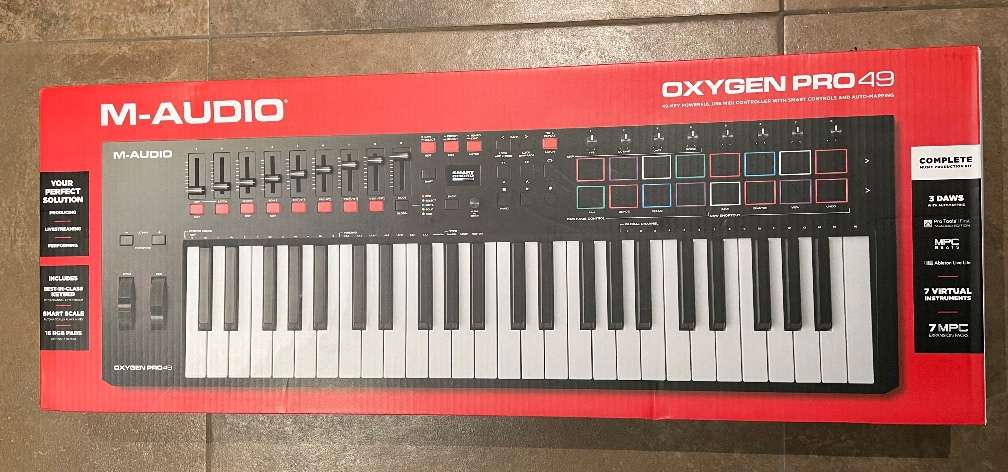 M-Audio Oxygen Pro 49 USB Keyboard Controller NEU & OVP, € 175,- (5303  Thalgau) - willhaben