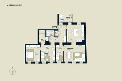 4-Zimmer-Wohnung kaufen in Wien – 134,29 m², € 1.373.400 – Bild 2 von 13