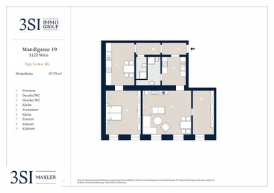 3-Zimmer-Wohnung kaufen in Wien – 90,36 m², € 320.000 – Bild 7 von 7
