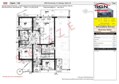 3-Zimmer-Wohnung mieten in Neunkirchen – 80,61 m², € 867 – Bild 13 von 13