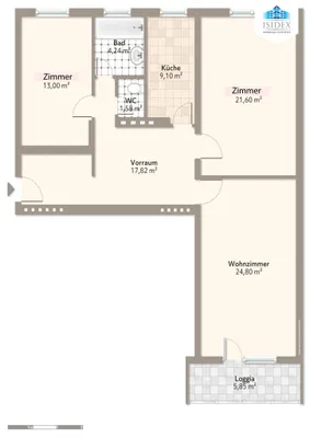 3-Zimmer-Wohnung kaufen in Wien – 96 m², € 325.000 – Bild 19 von 20