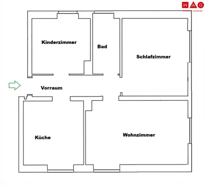 3-Zimmer-Wohnung mieten in Leoben – 59,8 m², € 625 – Bild 8 von 8