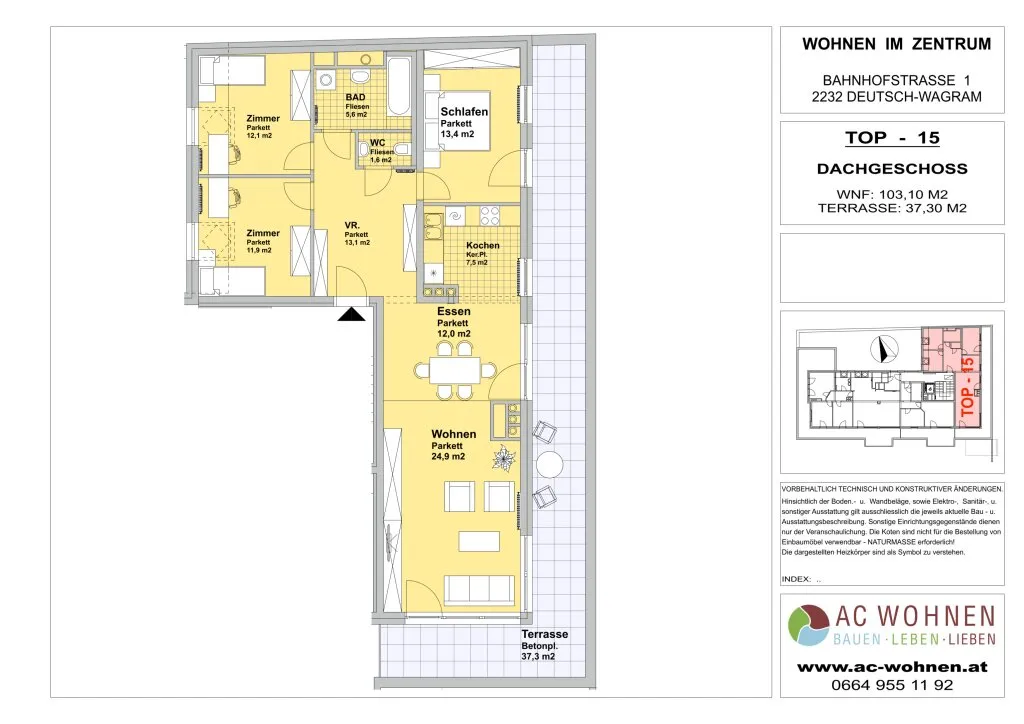 Wohnung – Deutsch-Wagram, Katastralgemeinde Deutsch Wagram - Ansicht 3