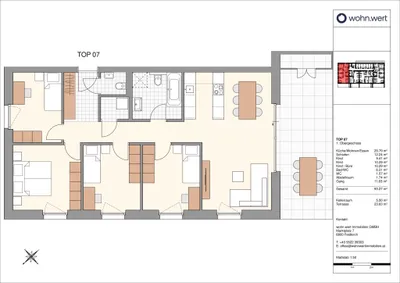 5-Zimmer-Wohnung kaufen in Feldkirch – 93,27 m², € 650.000 – Bild 5 von 7