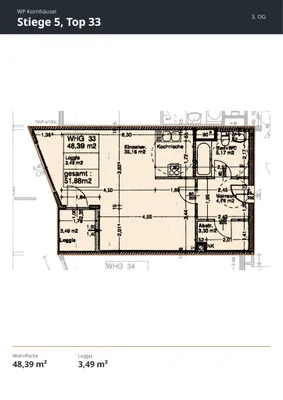 1-Zimmer-Wohnung kaufen in Wien – 48,39 m², € 219.000 – Bild 17 von 21