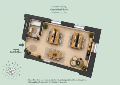 1-Zimmer-Gewerbeimmobilie mieten in Sankt Johann im Pongau – 22 m², € 435 – Bild 6 von 6