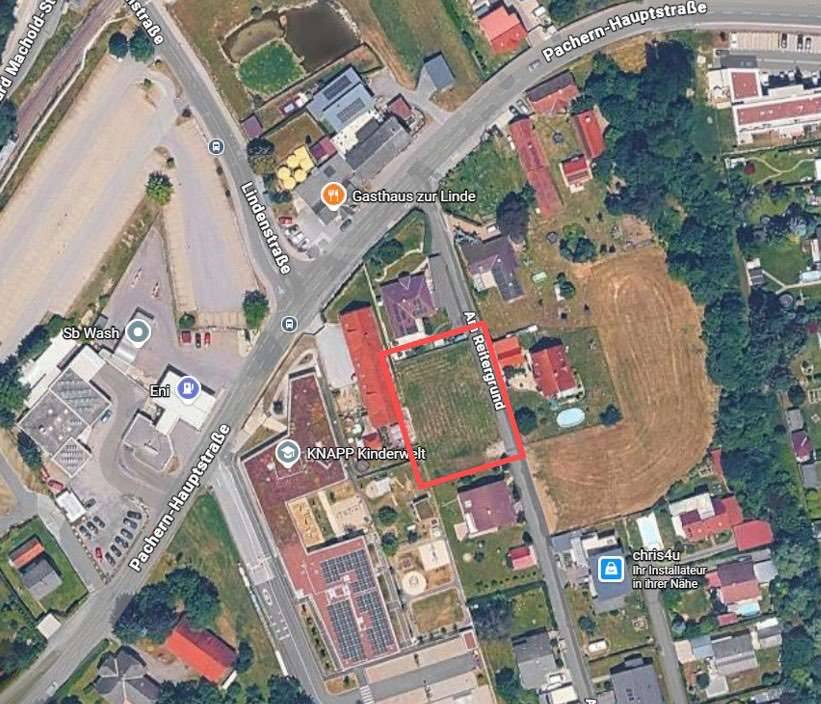 Baugrundstück 1013 m² - Ansicht 2