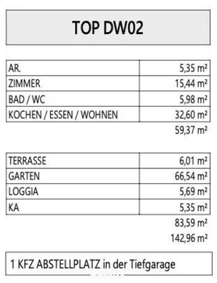 2-Zimmer-Immobilie kaufen in Kitzbühel – 60,15 m², € 388.500 – Bild 6 von 7