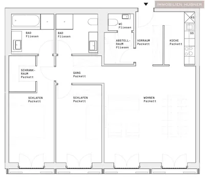 3-Zimmer-Wohnung mieten in Wien – 92 m², € 2.270 – Bild 15 von 17