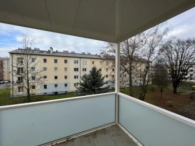 View of Single 1-Raum-Wohnung mit großem Balkon - Hafnerstrasse 11/11