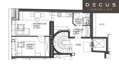 2-Zimmer-Wohnung mieten in Wien – 43 m², € 924 – Bild 11 von 11