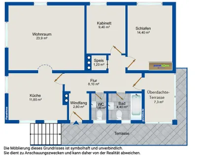 3-Zimmer-Haus kaufen in Neunkirchen – 78 m², € 249.000 – Bild 18 von 19