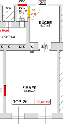 1-Zimmer-Wohnung kaufen in Wien – 26,91 m², € 95.000 – Bild 11 von 11