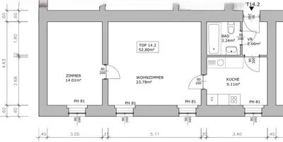 2-Zimmer-Wohnung kaufen in Leoben – 52,8 m², € 128.000 – Bild 3 von 19