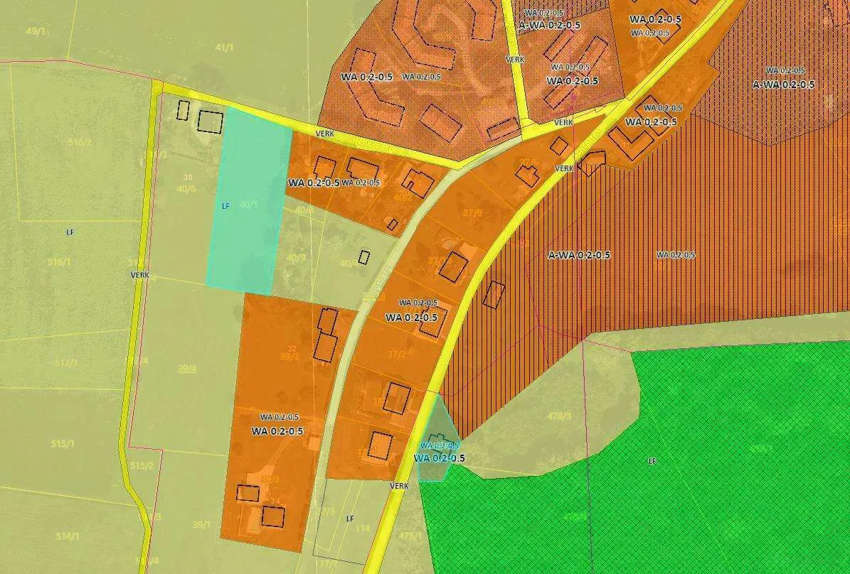 Baugrund mit altem Gebäude und Bauerwartungsland mit Weganteil im Zentrum von Hengsberg - Ansicht 3