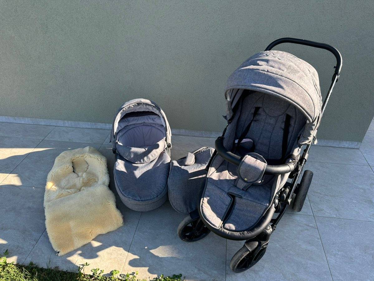 Knorr Baby Kinderwagen und Lammfellsack,  120,- (4224 Wartberg ob der  Aist) - willhaben