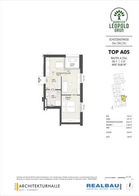 2-Zimmer-Wohnung kaufen in Innsbruck – 40,69 m², € 298.000 – Bild 5 von 5