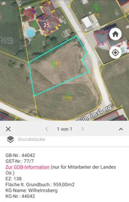 Grundstück kaufen in Grieskirchen – 1 006 m², € 139.000 – Bild 2 von 3