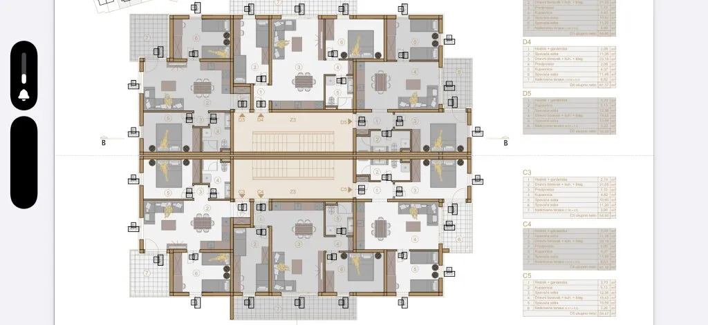 Moderne Neubauwohnung mit traumhaftem Meerblick, Garten in Ližnjan, Istrien - Ansicht 3