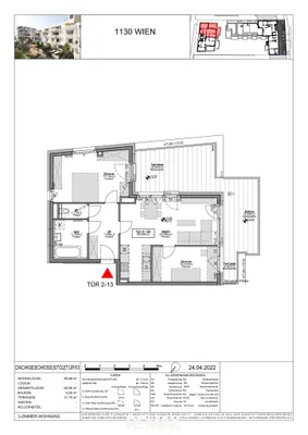 3-Zimmer-Wohnung kaufen in Wien – 68,98 m², € 698.200 – Bild 4 von 4