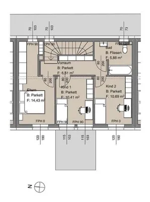 4-Zimmer-Haus kaufen in Sankt Veit an der Glan – 103,59 m², € 319.100 – Bild 4 von 5
