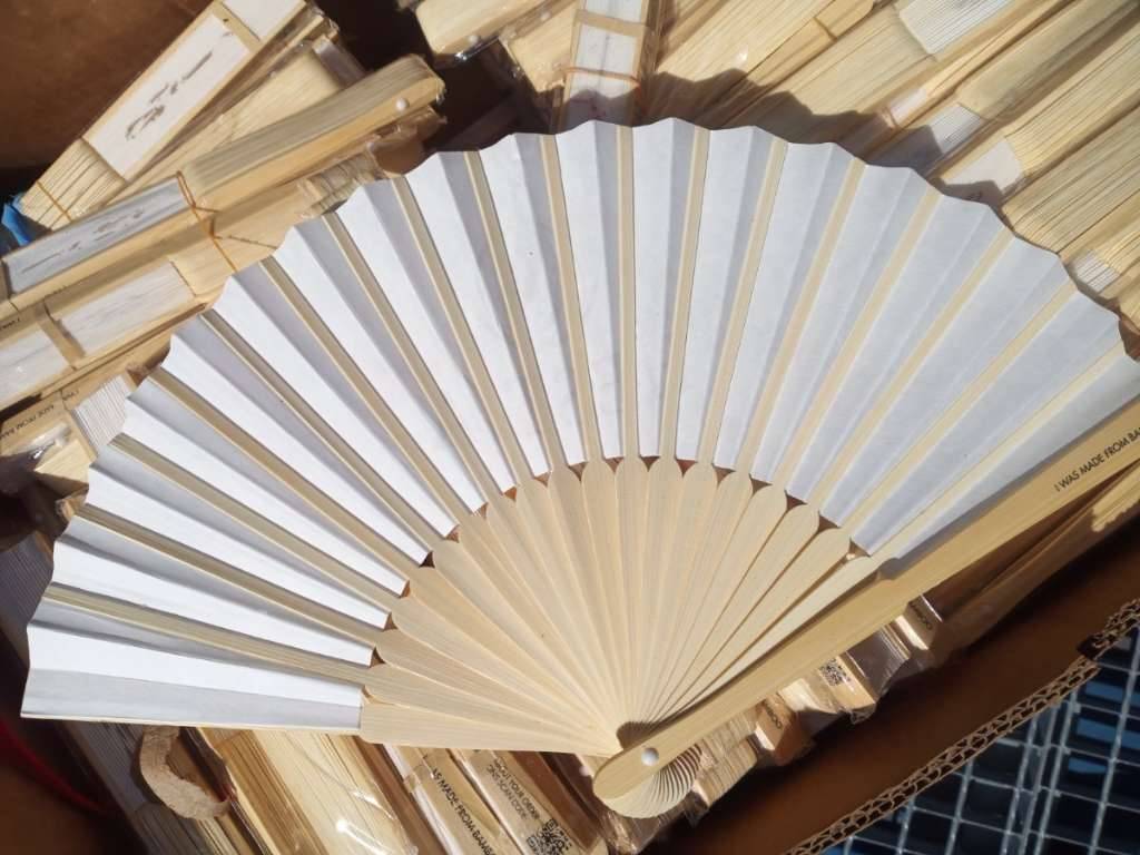 Handfcher Bambus papier party hochzeit hitze khlung hand fcher,  0,50  (1220 Wien) - willhaben