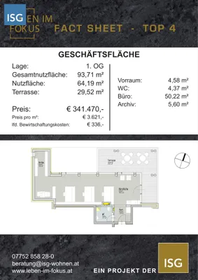 1-Zimmer-Gewerbeimmobilie kaufen in Ried im Innkreis – 64 m², € 341.470 – Bild 11 von 11