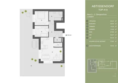3-Zimmer-Wohnung kaufen in Graz-Umgebung – 73,85 m² – Bild 3 von 3