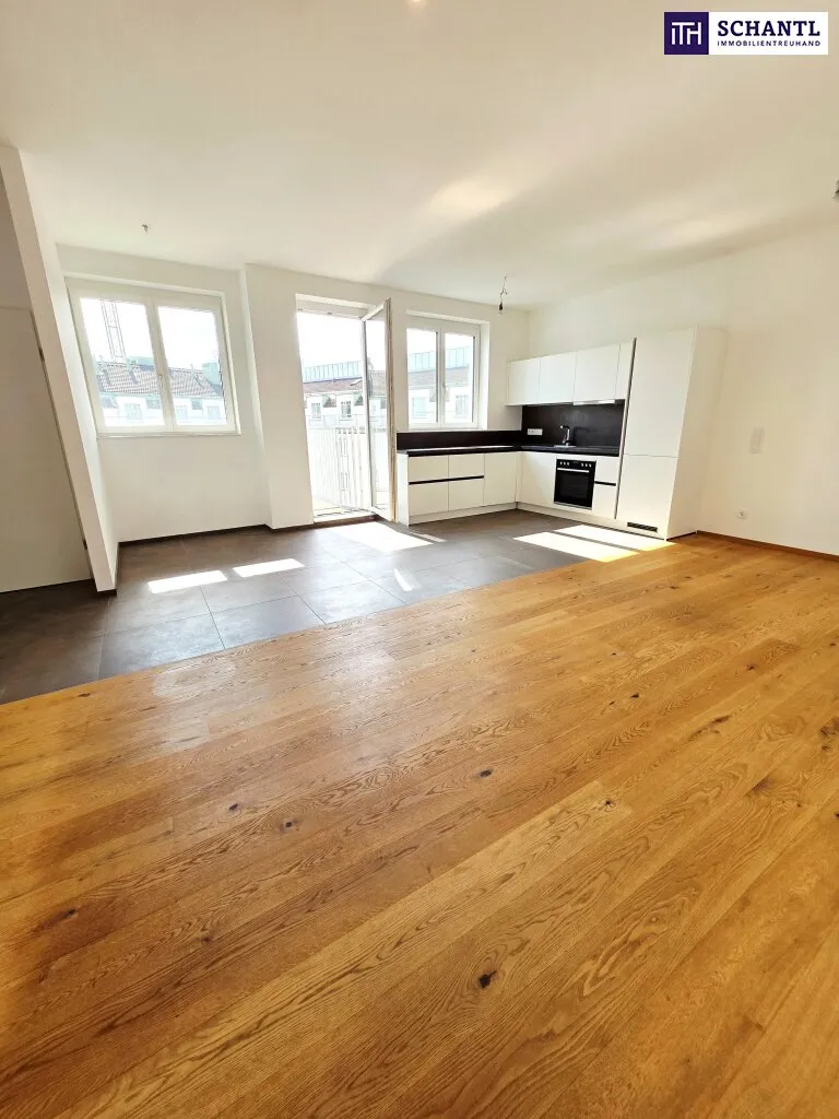 Traum-Balkon / Dachgeschoss ohne Schrägen / Naschmarkt um´s Eck / U-Bahn vor der Türe / 3 Zimmer perfekt aufgeteilt! Einfach WOW! HIP und TRENDY die Gegend - Magisch schön das Altbauhaus! - Ansicht 3