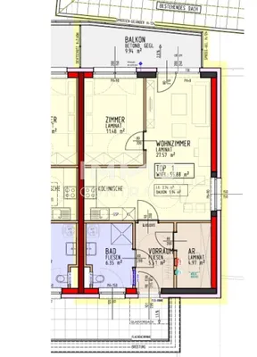Wohnung mieten in Melk – 55,88 m², € 734 – Bild 13 von 13
