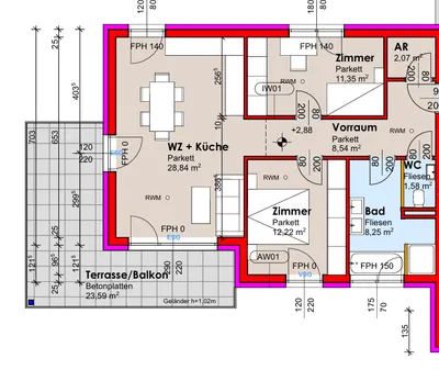 3-Zimmer-Wohnung mieten in Hartberg-Fürstenfeld – 72,85 m², € 993 – Bild 11 von 14