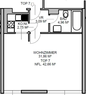 1-Zimmer-Wohnung kaufen in Wien – 43,13 m², € 320.000 – Bild 20 von 20