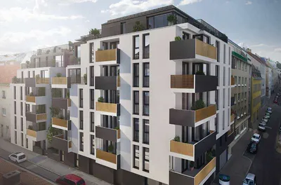 PROVISIONSFREI, Hochwertige 63m² 3-Zimmer-Wohnung mit Balkon, teilmöbliert – Bild 2