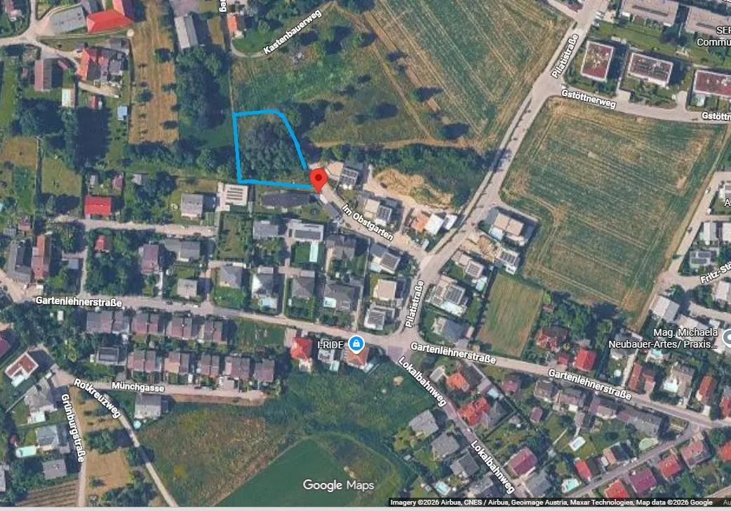 Grundstück am Ende der Obstgartensiedlung für ein schönes Einzelhaus plus Grundstücke für Doppelhaushälften - Widok 3
