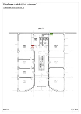 1-Zimmer-Gewerbeimmobilie mieten in Baden – 23 m², € 330 – Bild 3 von 3