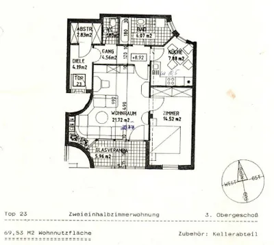 2-Zimmer-Wohnung mieten in Kufstein – 69 m², € 1.417