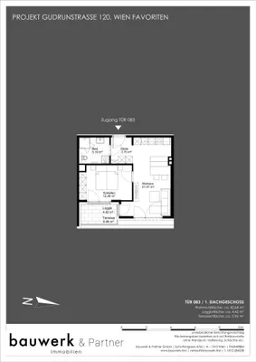 2-Zimmer-Wohnung kaufen in Wien – 42,67 m², € 299.900 – Bild 12 von 12