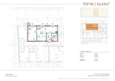 2-Zimmer-Wohnung kaufen in Steyr – 54,4 m², € 295.900 – Bild 5 von 5