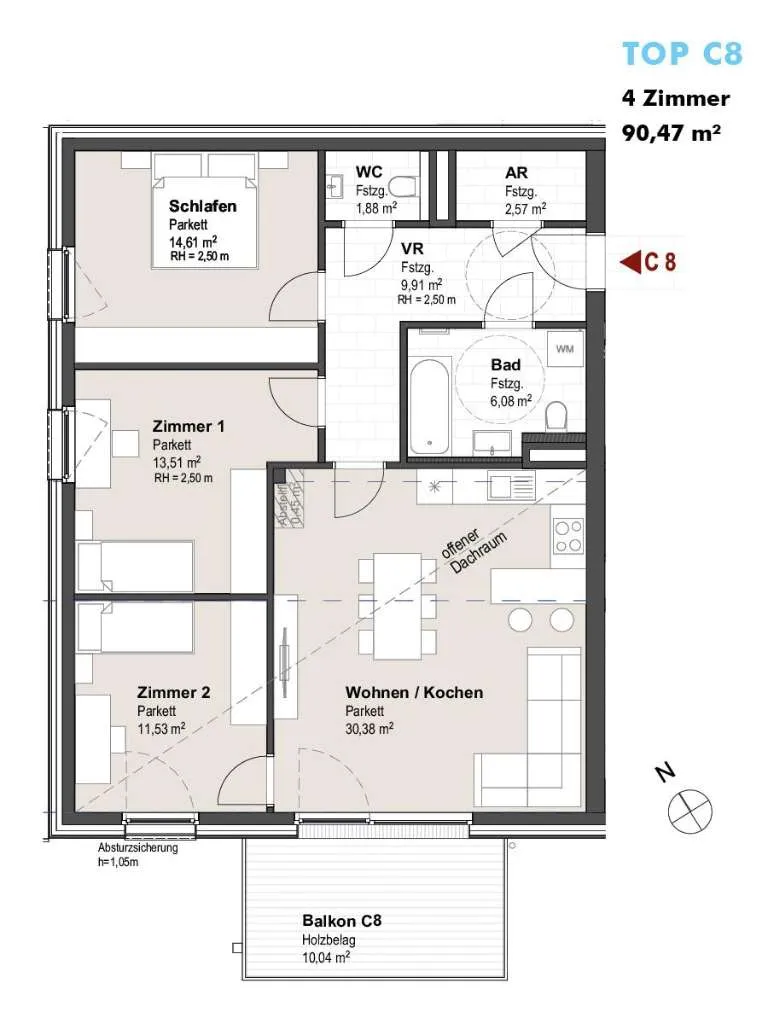 Wohnung – Abtenau, Markt - Ansicht 3